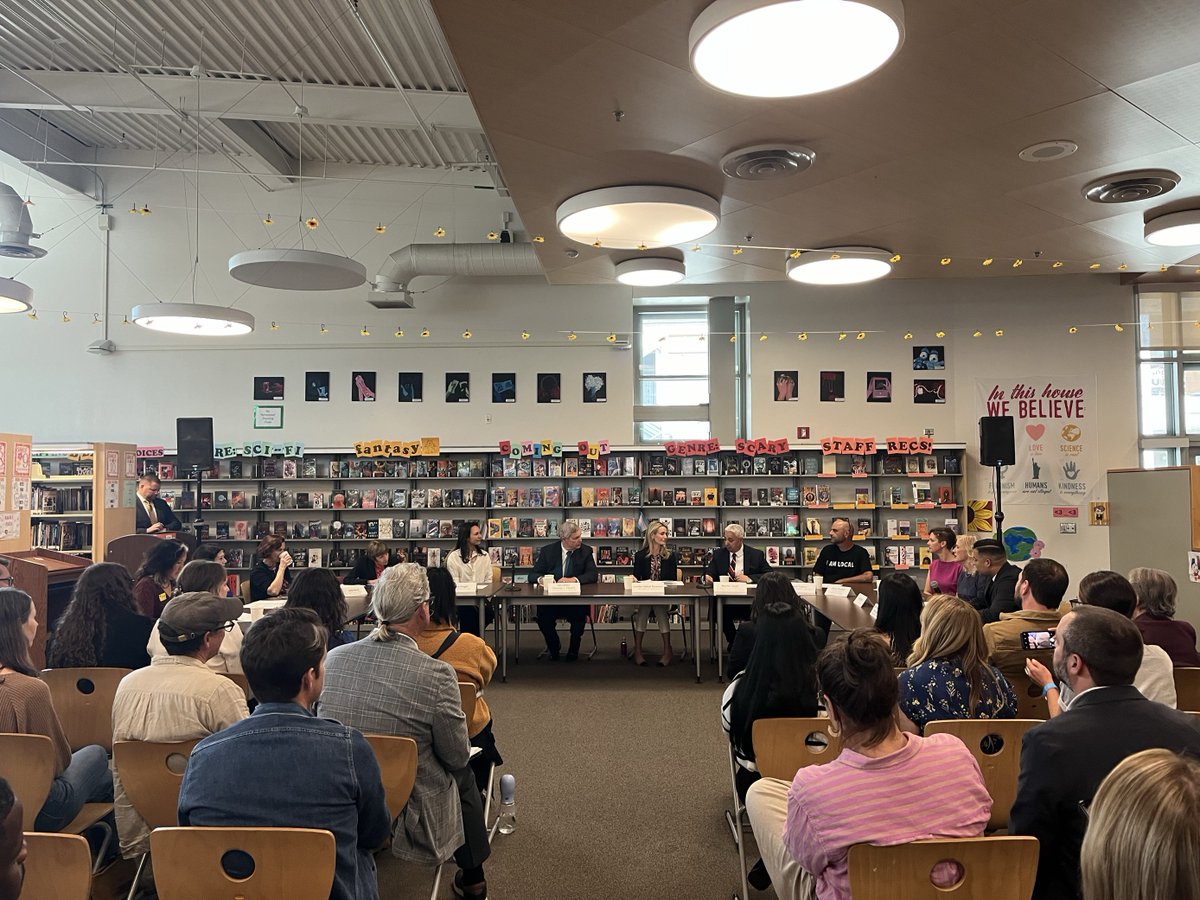 It was a distinct pleasure to visit the @SotomayorMagnet School alongside the First Partner of California @JenSiebelNewsom for a conversation focused on harnessing our collective power to improve school meals in California and across the nation.