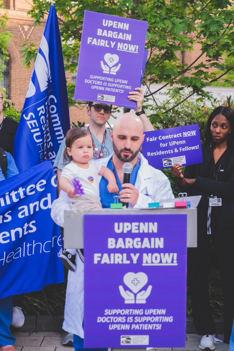 We @PennMedicine residents are on the frontline, fighting for ourselves and our patients with unwavering commitment—a dedication we wish to see mirrored by Penn.