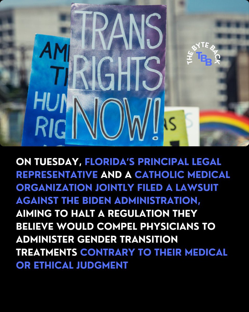 Florida’s legal heavyweight joins forces with a Catholic medical group to challenge the Biden administration over gender transition treatment mandate.

#biden #genderequality #transrights #florida