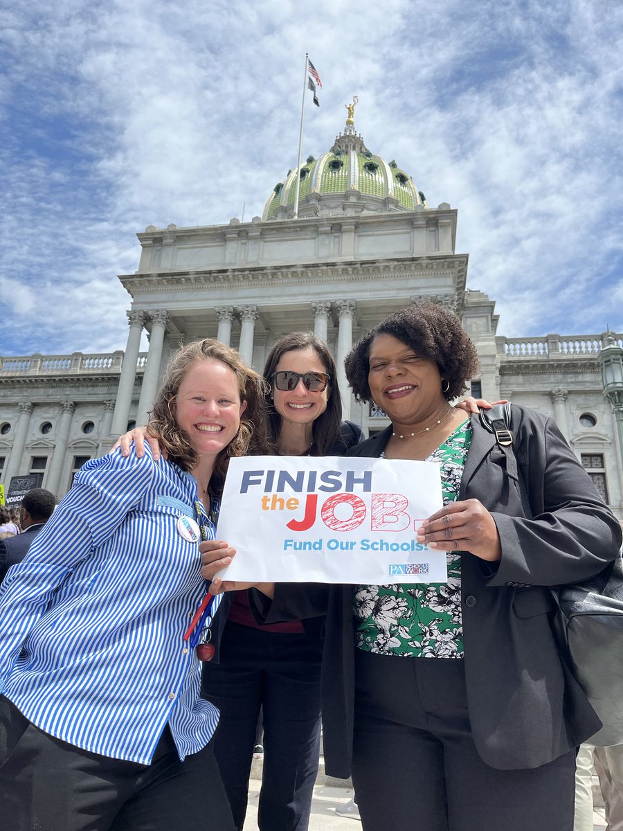Our parting message to our elected officials in Harrisburg is simple.

#FinishTheJob 
#FundOurSchools