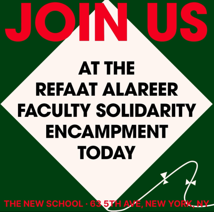 now at the NSSR: first Faculty Encampment for Gaza of the Nation