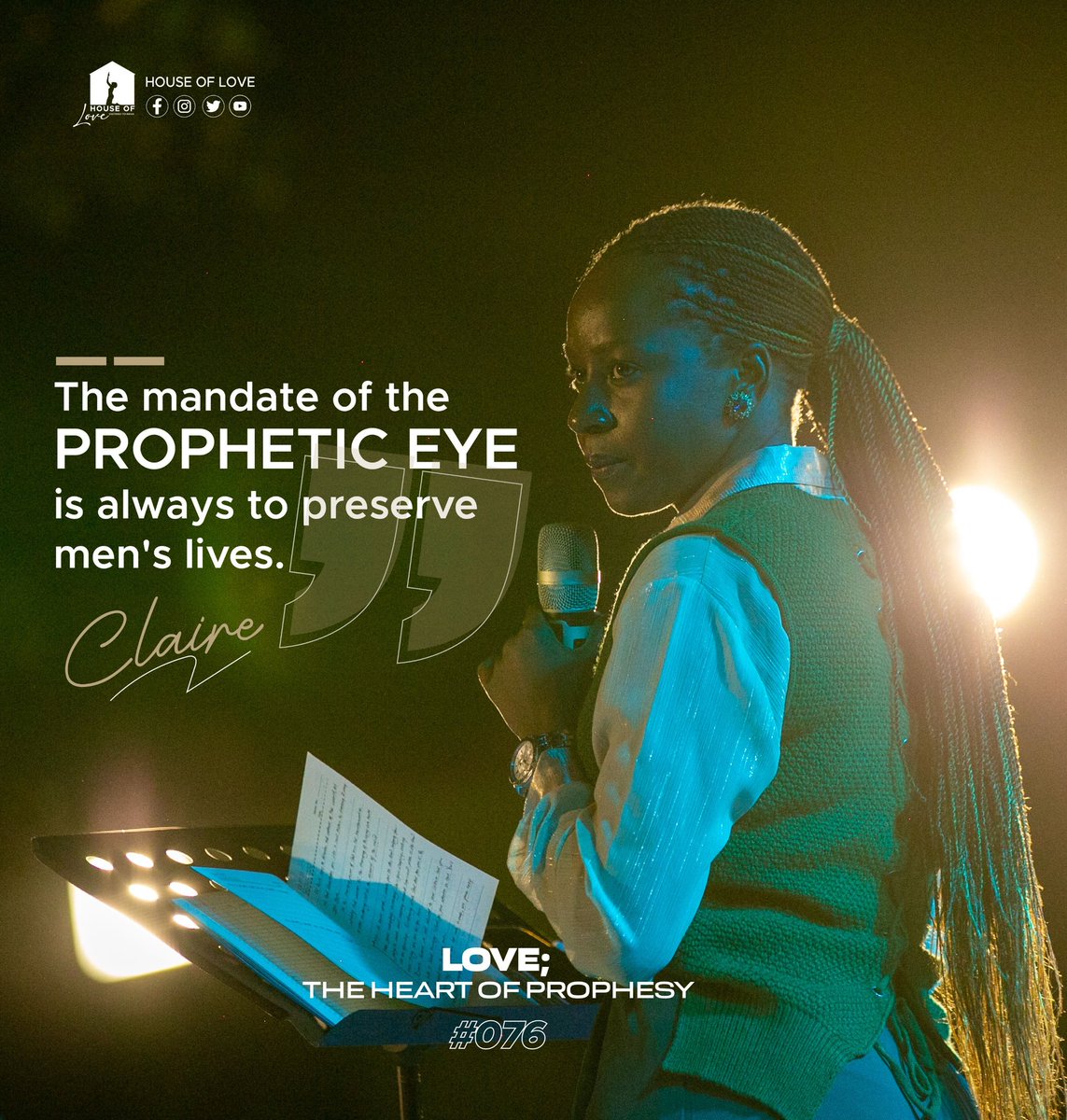 House of Love #076- The Responsibility of The Prophet. What an enlightening experience!✨️ #houseofloveug #WednesdayService