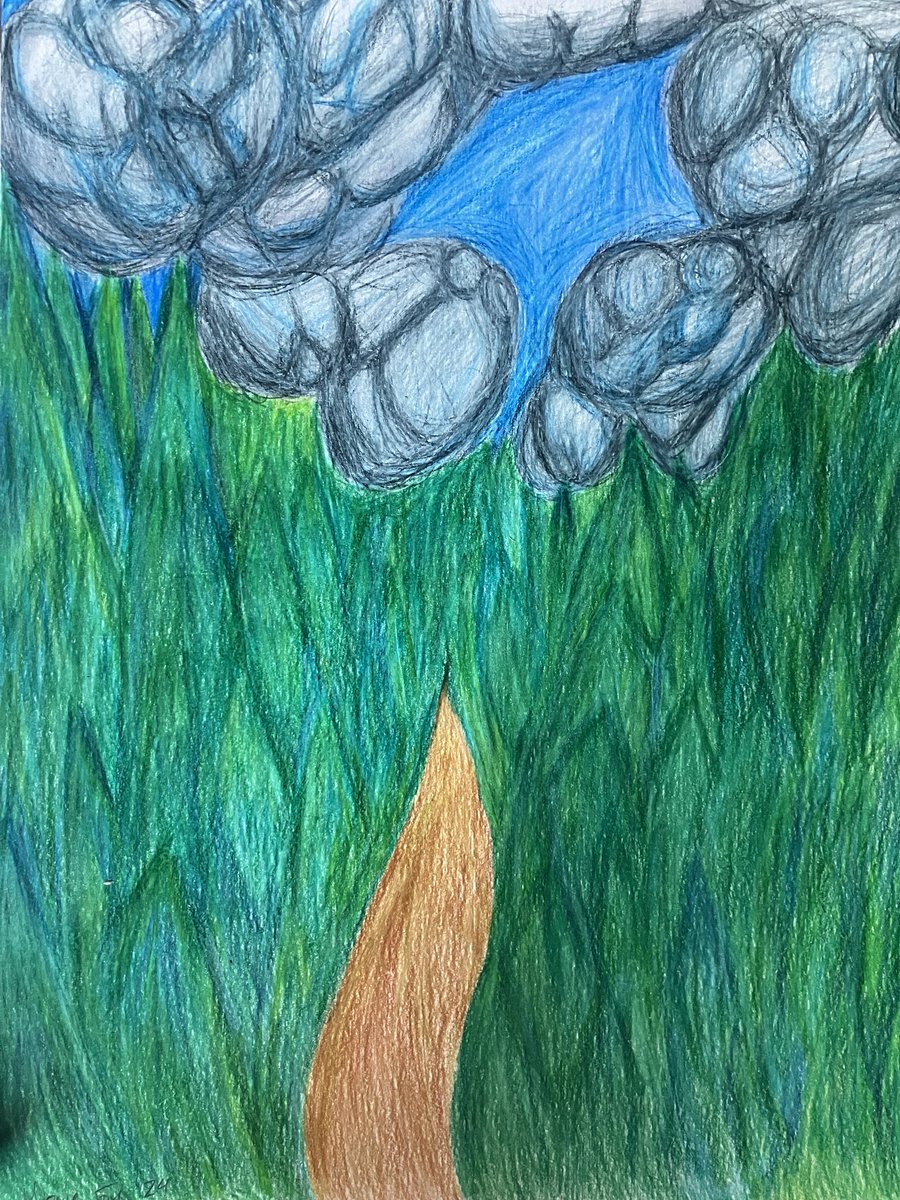 Hope-PNW, color pencil on paper, 11x14in, 2024

#art #artist #artistontwitter #femaleartist #pencildrawing #colorpencildrawing #pencilonpaper #pnw #littlebitofbluesky