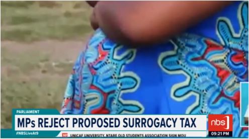 The Parliamentary Health Committee has opposed a proposed 6% withholding tax on surrogate mothers. This was during consultations on surrogacy laws and regulations where the committee engaged with several experts to gather their submissions. @mnamayo2 #NBSLiveAt9 #NBSUpdates