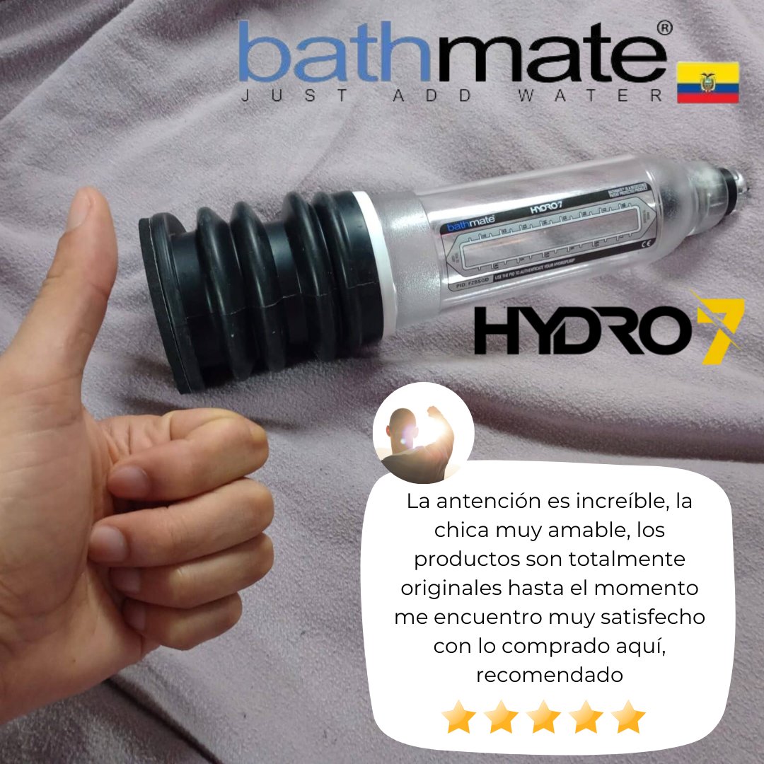 ventasbathmate1's tweet photo. La hidrobomba que te hará ver resultados, la HYDRO 7 WhatsApp 0998450553 Encuéntranos en Quito, av República del Salvador 1084. Hacemos envíos a domicilio. #bathmateecuador #hidrobomba #bathmateoriginal #hydromax #noaceptesimitaciones #mujerfeliz #resultados  #salud https://t.co/1PbPFxdhqx