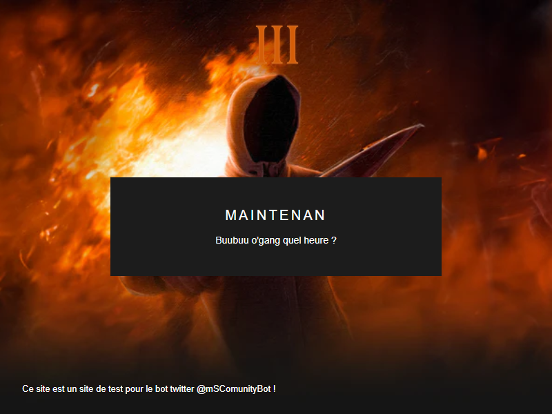 msCommunitybot's tweet image. 08/05/2024 20:53:47 | Voici un screenshot du site http://127.0.0.1:5500/index.html !