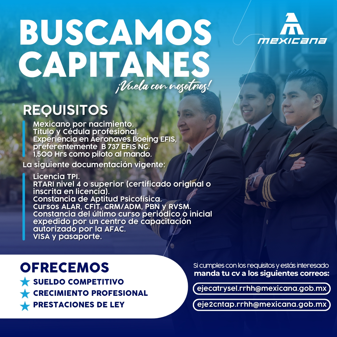 ¡Estamos en busca de pilotos aviadores apasionados por los cielos! Súmate a una gran familia. Con tu ayuda seguiremos siendo los primeros. ¡Envía tu solicitud hoy mismo y despega hacia una emocionante carrera con nosotros! ✈️