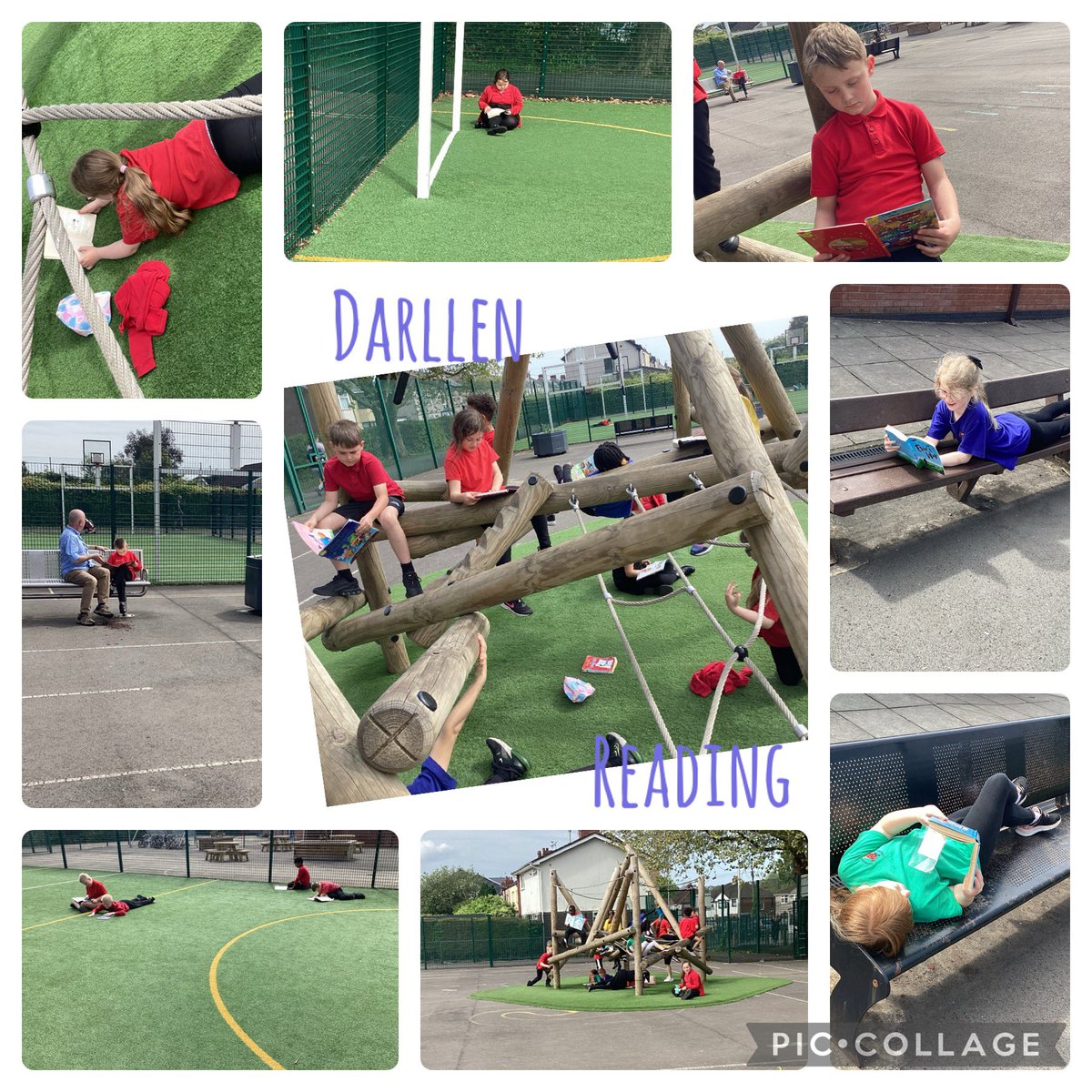 We often talk about seizing the moments,making the most of the opportunities.Today we took our reading outside in #year3 and the children really enjoyed getting comfy and reading their books.They’ve asked to do it again! *cue everyone doing the sun dance!