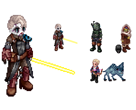 Asajj Ventress, Clone X Trooper and Batcher from The Bad Batch + Barriss Offee from Tales of the Empire