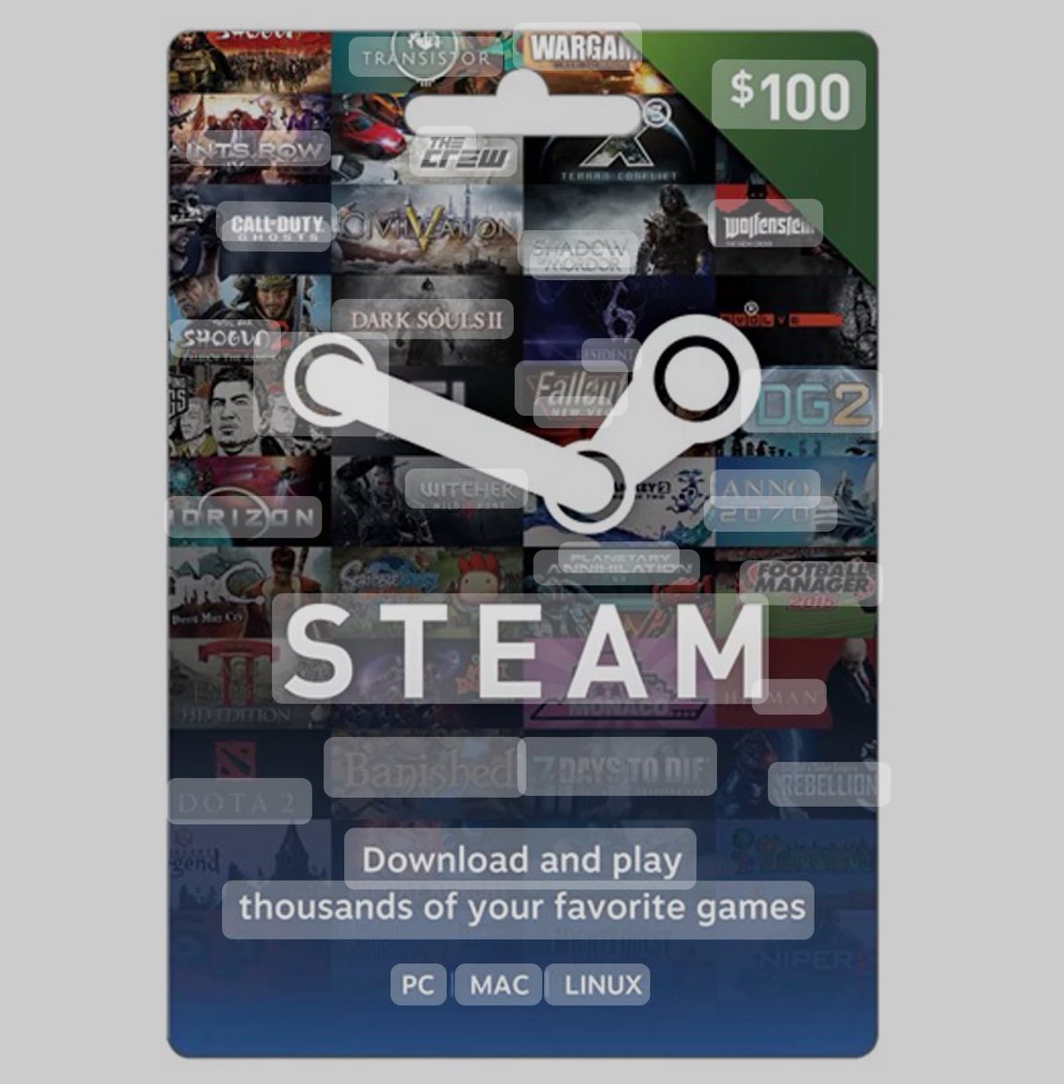 $100 Steam Gift Card Giveaway - RT + Like - Follow @VastGG + 🔔 Ends in 24 hours.