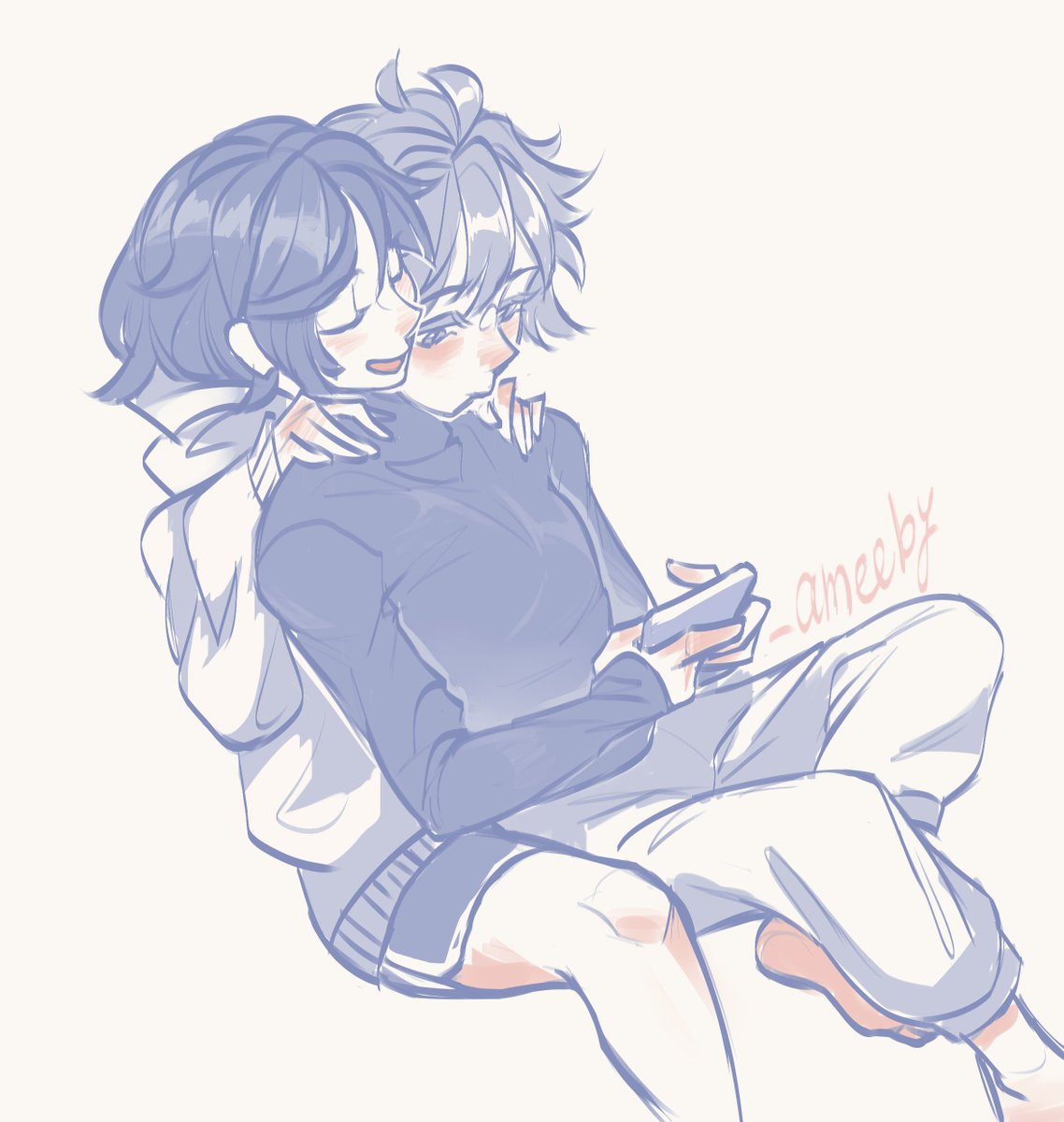 is this even considered cuddling #xingyun