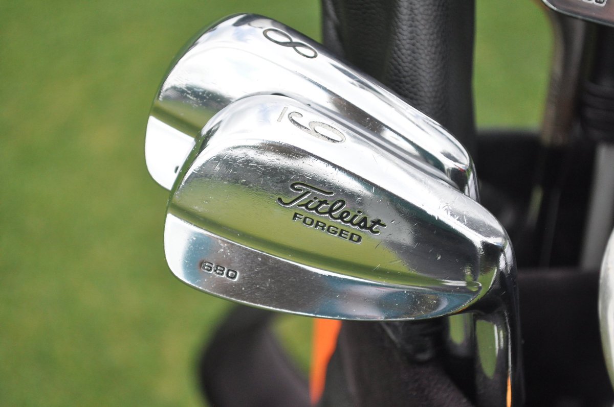 Webb Simpson’s iron search led him back to where he started: Titleist 680s. Went back in play 10 days ago. “[H]aving played for a long time, you just need to go back to what you’re familiar with — way the club goes through the ground, amount of spin I’m putting on the ball.”