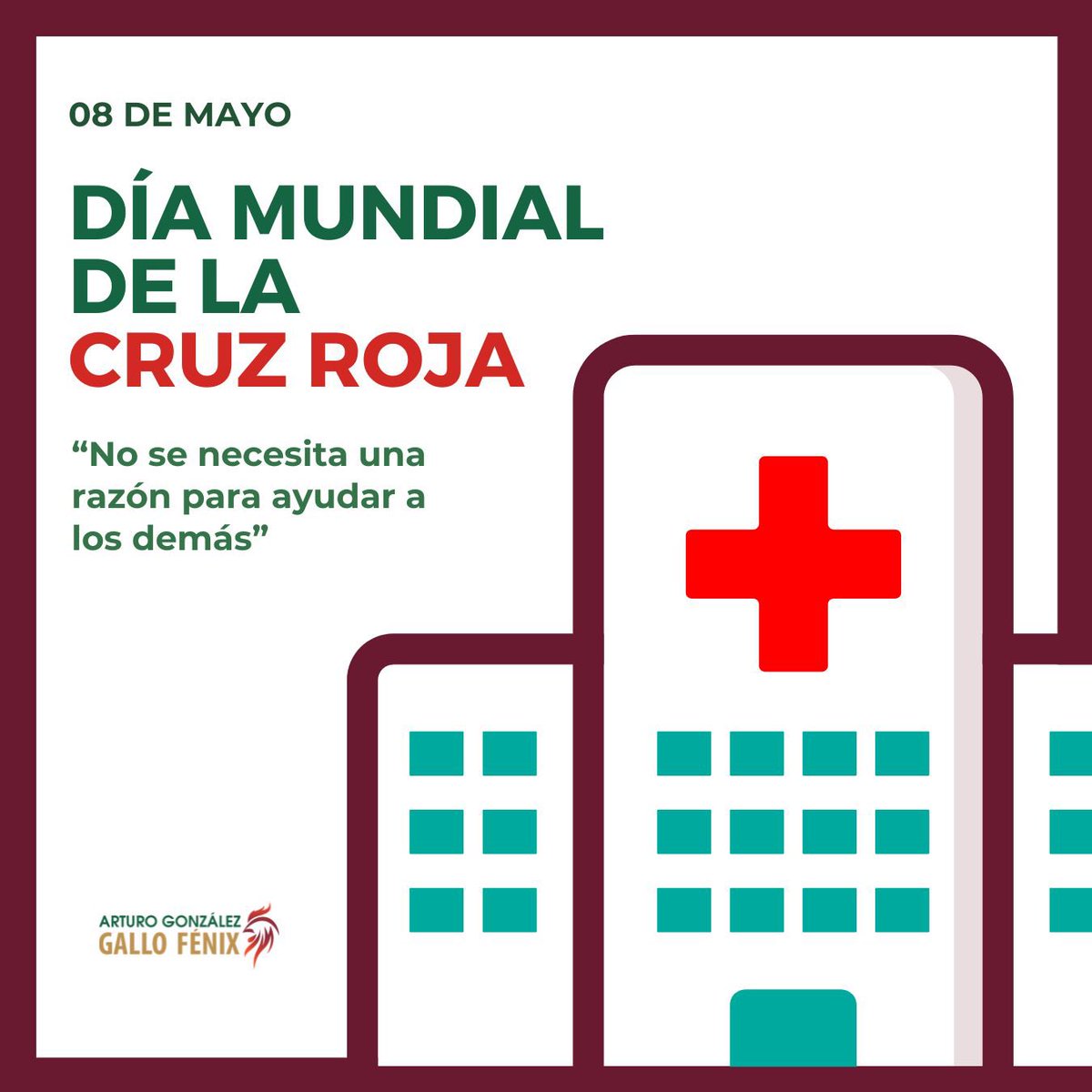 Todas y todos nos volvemos grandes cuando ayudamos a los demás.

Si tenemos oportunidad apoyemos una buena causa.

#DiaMundialDeLaCruzRoja