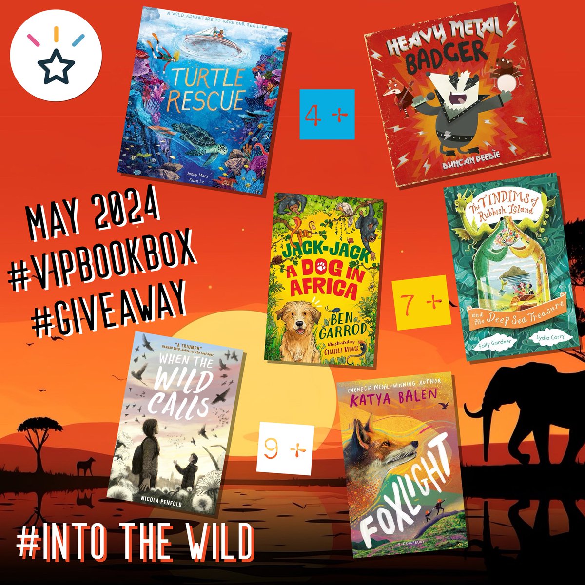 🏜️ VIP Giveaway 🏔️ Fancy winning ONE of our brand new May book boxes? This month’s theme is ‘Into the wild’ and features 6 stunning titles! Repost & Follow To Enter UK Ends 17.5.24 🌟 What’s in each box? 🌟 ￼ 📚 Two books 📄 Author letter 🖼️ Author portrait by