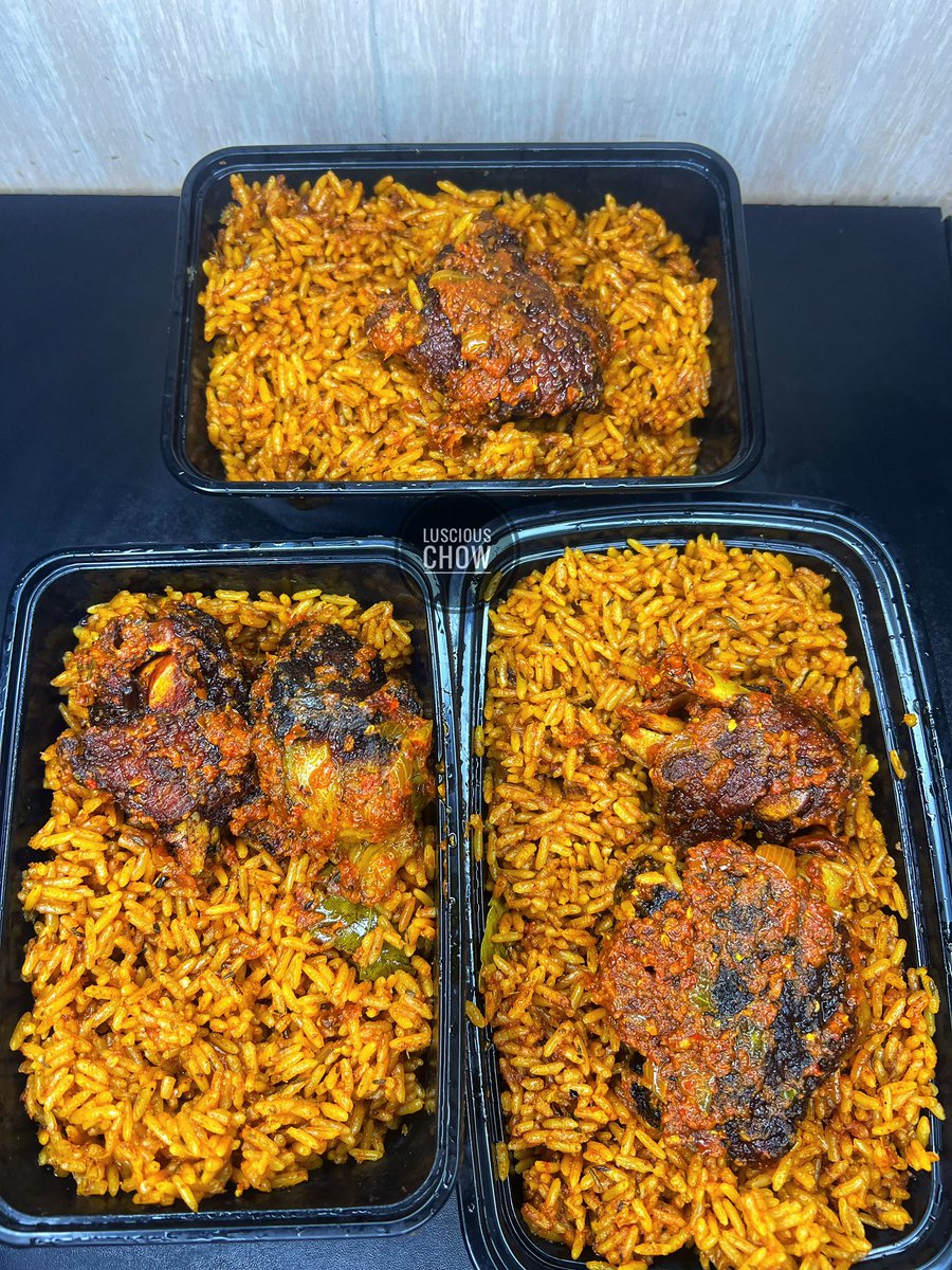 Guys; please help me retweet 🥹🙏 I have 3 plates of Jollof rice and chicken that will be available tomorrow morning. It’s just 5k for a plate. I need to end the preorders this night. Please retweet🥹🙏