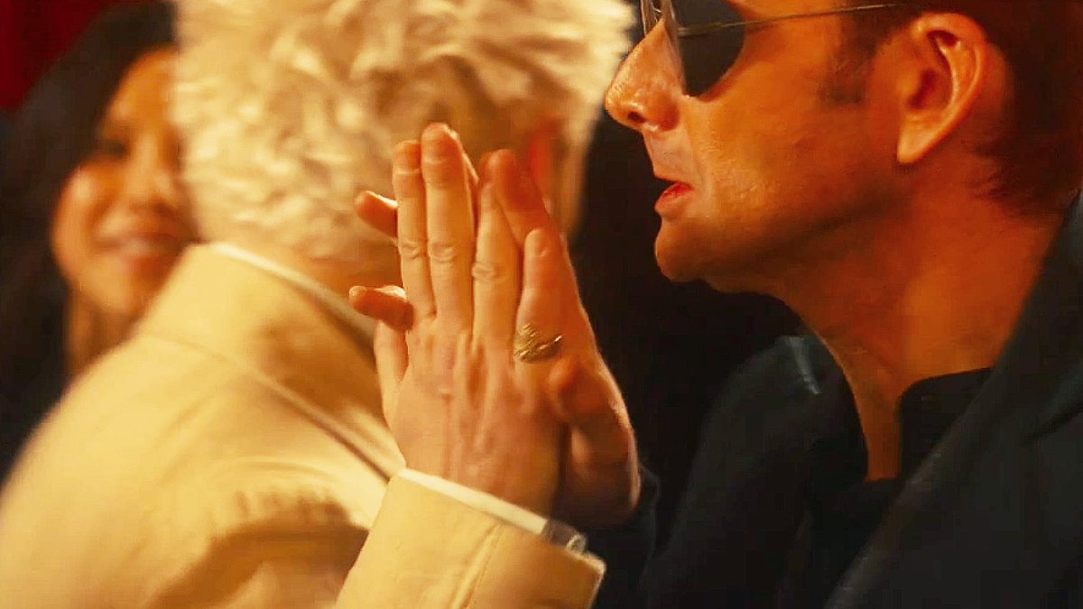 Still obsessing over Crowley's instinct to wrap his fingers around Aziraphale's. 🫠