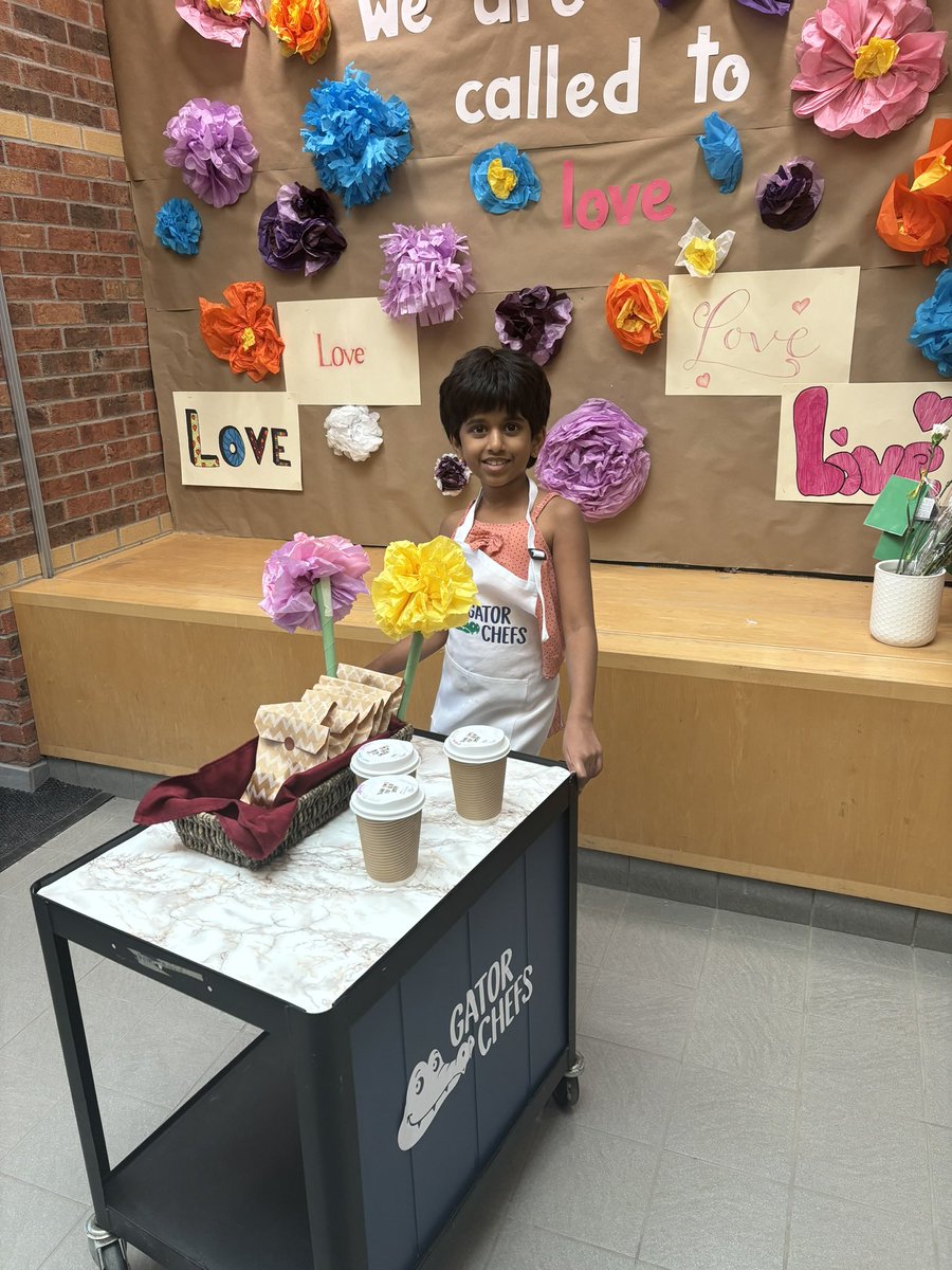 Our Gator Chefs are out making deliveries! Thank you for the excellent service and delicious coffee and cookies! <a href="/AngelsOCSB/">Guardian Angels School</a>
