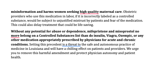 BREAKING: Over 200 Louisiana doctors have signed a letter urging Republican Senator @tapressly NOT to classify the abortion medications mifepristone and misoprostol as controlled substances in Louisiana. Here's the letter and @lorenaoneil scoop jezebel.com/louisiana-doct…