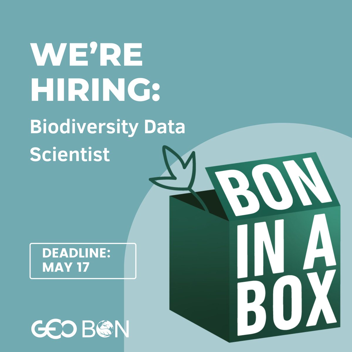 🚨#HiringAlert for Biodiversity Data Scientist!

Collaborate with experts to develop EBVs and indicators workflows, assess results, present findings and be part of the #BONInABox project! 

🇨🇦Based in Montreal

Apply now 👉 mcgill.wd3.myworkdayjobs.com/en-US/mcgill_c…

Deadline: May 17th

#Retweet