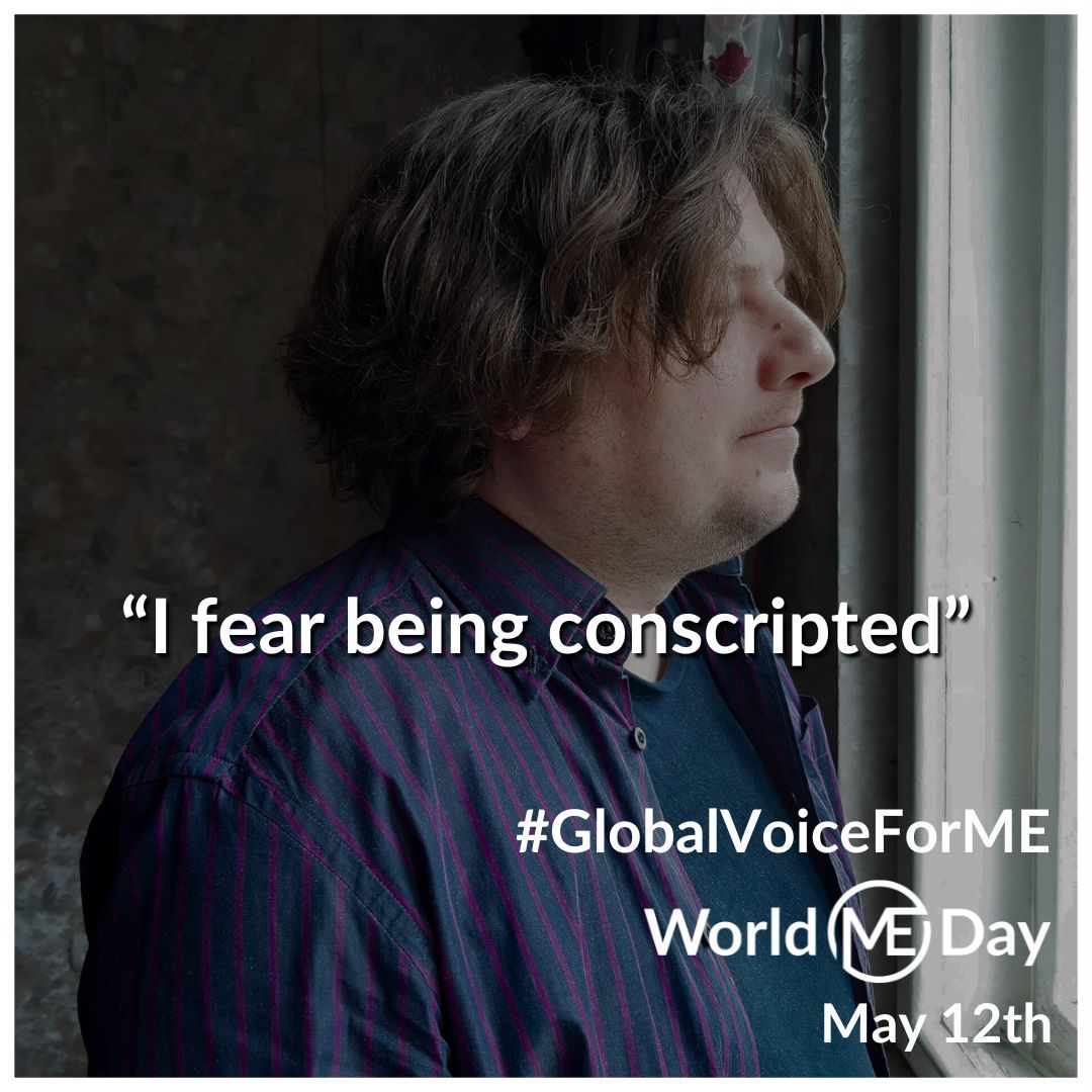 Meet Max, a once vibrant young man, now housebound with #MyalgicEncephalomyelitis in Ukraine, and living in fear of conscription.

Listen to Max's story, and understand the consequences of stigma: buff.ly/4bvOeWu 

#MEAwarenessHour #GlobalVoiceForME #WorldMEDay #Ukraine