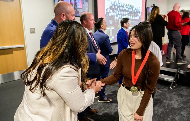 Sending off our Fresno Unified stars to soar as Bulldogs at Fresno State! 🐾 With Bulldog Bound guiding their way, the future is limitless! Let's cheer for these amazing achievers! Check out more amazing photos from this event here: buff.ly/3JOw9XG #FresnoStateSendoff