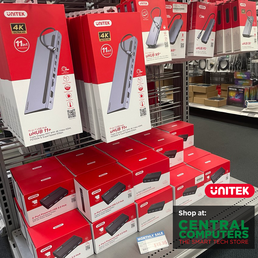 Streamline your tech setup with Unitek! 🌟 Whether it's HDMI, USB-A, USB-C, or DisplayPort, we've got the cables and hubs you need to connect seamlessly. 

Upgrade your workspace with our versatile range today - ow.ly/vnTz50RyJeI

#unitek #usb #usbhub #techgadgets #hdmi