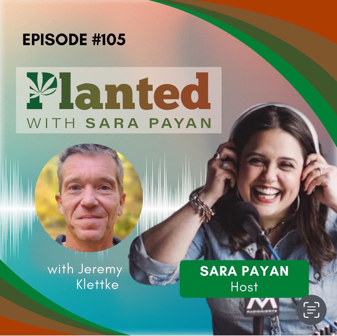 Happy day friends- time for a new episode of @plantedwithsara!

This week, @SaraMPayan talks about legacy genetics and cannabis science with Jeremy Klettke, Founder and CEO of Davis Hemp Farms.

🔗  radiomisfits.com/psp105/

@ApplePodcasts @spotifypodcasts @radiosmisfits