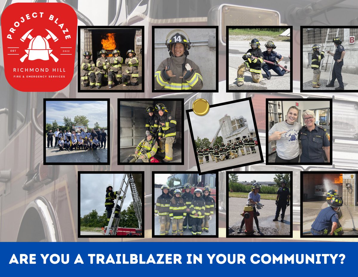 RHFES's tweet photo. Only a few weeks left to sign up for Project Blaze! 🔥 Dive into the exciting world of fire service careers and have a blast while you learn. Don't miss out on the fun - register now before it's too late! #ProjectBlaze #FireServiceCareers https://t.co/RcMip1RGgK https://t.co/tqOZ6YouIu