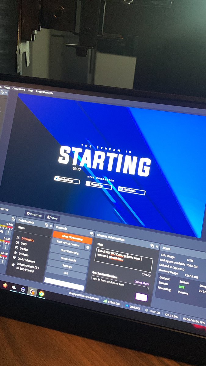 Let’s go once again, 💪🏼😎

Twitch.tv/hardnicko