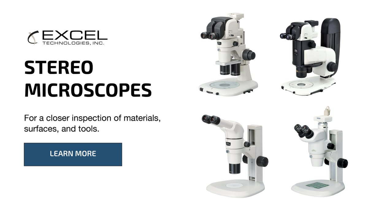 Enhance the accuracy of your surface examinations, material inspections, and quality control functions with Excel's range of #Nikon and #Unitron Stereo Microscopes. Learn more: bit.ly/3AX9bKX #microscopy #Nikonmicroscope #digitalimaging