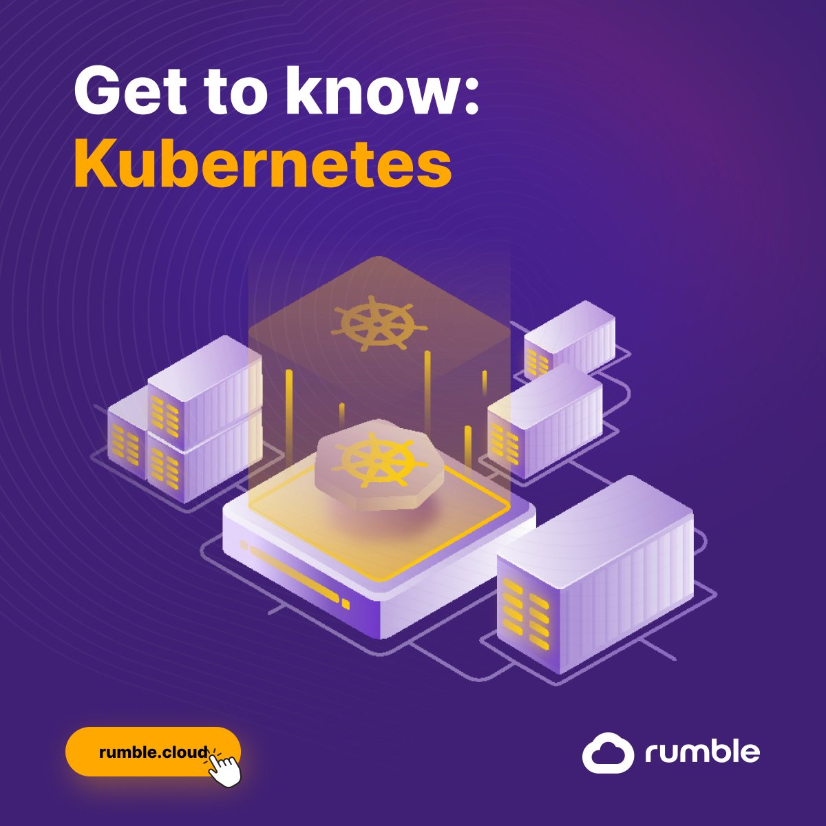 GTK: Kubernetes. We have a service for that, and we have docs for that. Learn how to spin up a cluster using the cloud console user interface.  docs.rumble.cloud/services/kuber…   #RumbleTakeover  #maketheswitch