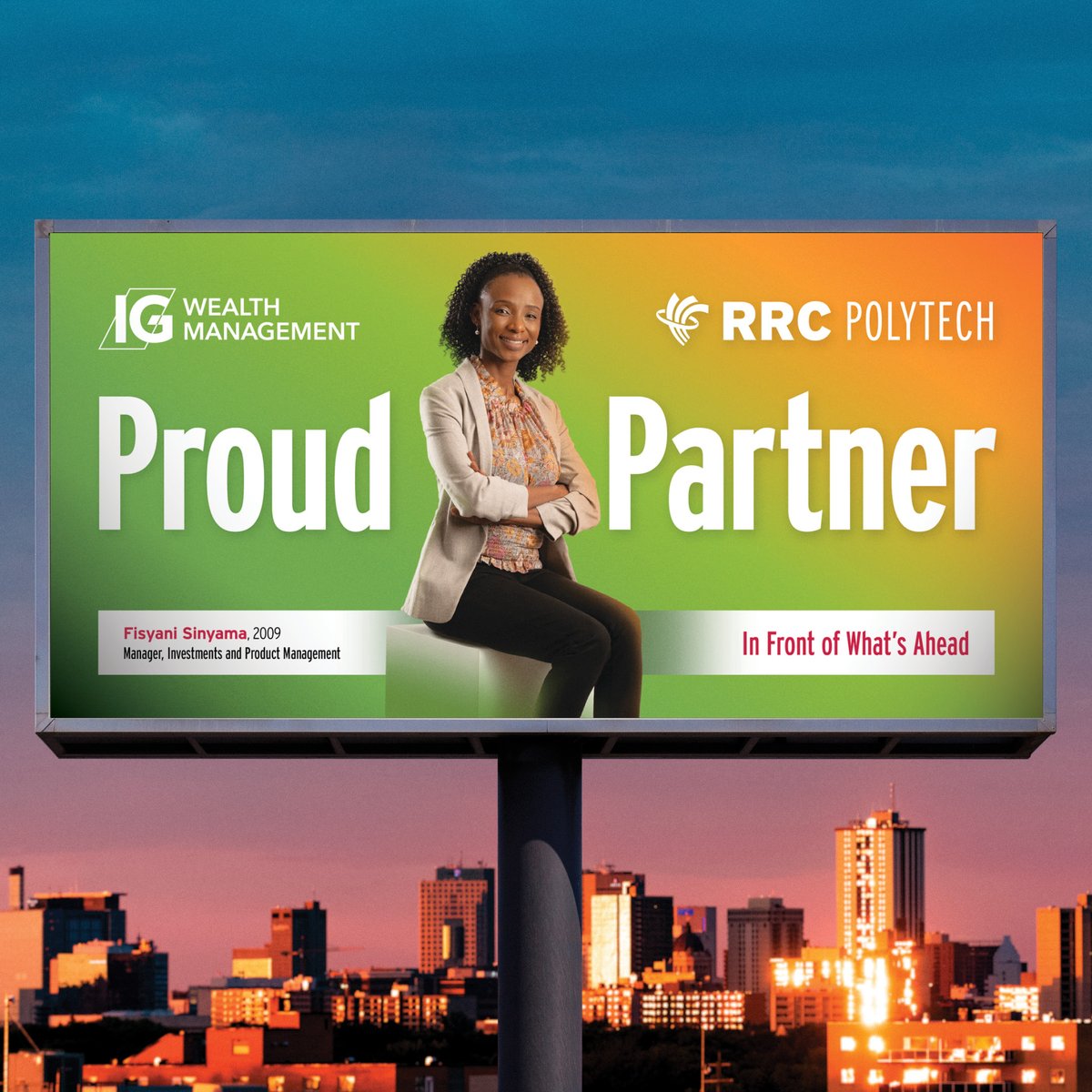 RRC's tweet photo. Two-time RRC Polytech grad Fisyani Sinyama proudly works at @IGWealthMgmt as a manager and part of the Investment Advisory Team. Read more about her journey on our blog: https://t.co/eRSwHh7ZP0 #RRCPolytechProud #RRCAlumni #RRCPolytech #InFrontOfWhatsAhead #WereAPolytechnic https://t.co/vRcA8b6cf8