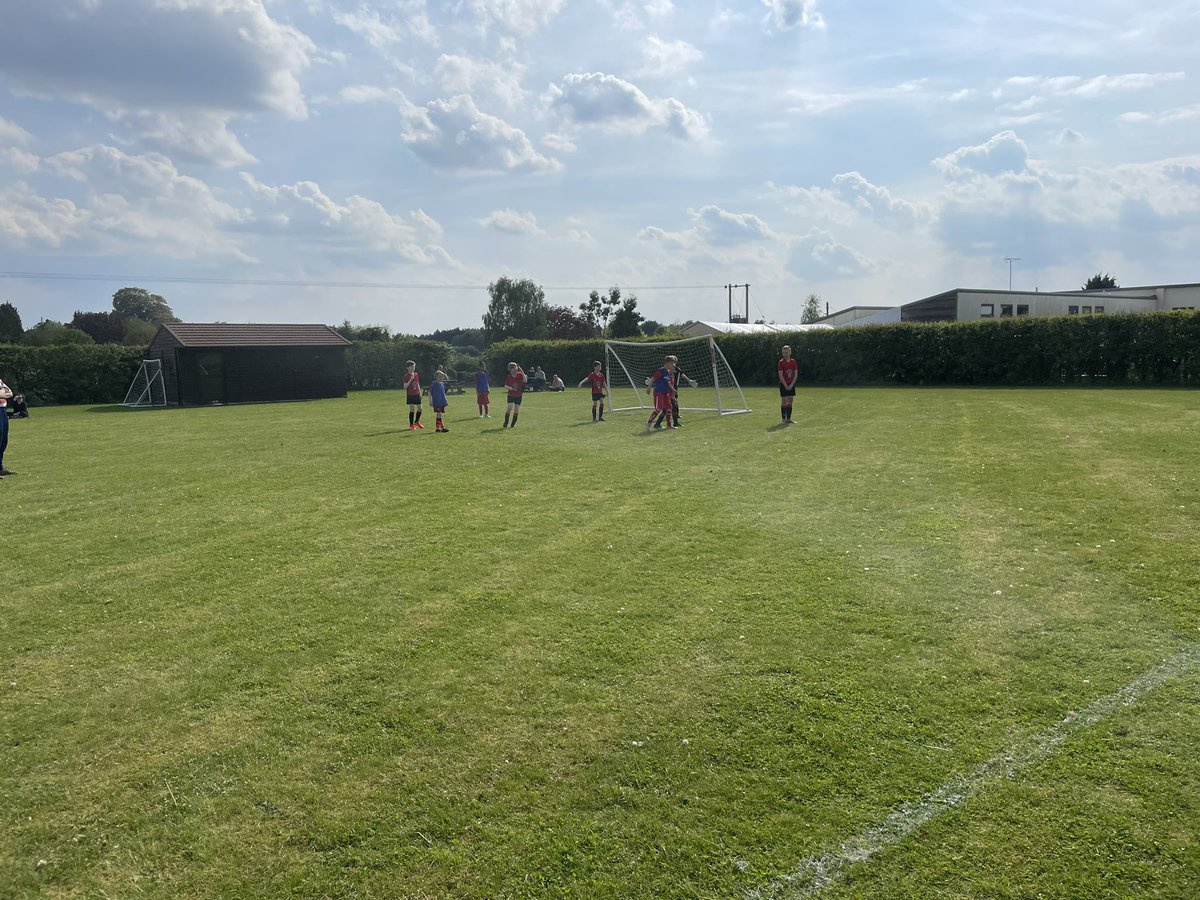 All topped off with a terrific sunny football match. Well played everyone and thanks to @MistertonSchool !