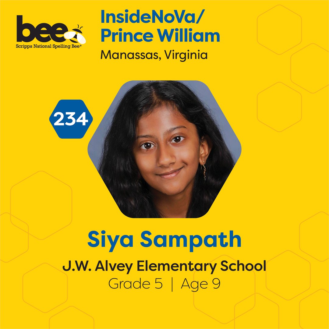 Meet Kavya, Amiah, Carina and Siya – four of our champions who will be competing at the Bee! 🐝 #spellingbee Grateful for our Regional Partners who support these marvelous spellers: @Hudsoncotweet – Idaho Character Foundation – @ImperialCOE – @InsideNoVA