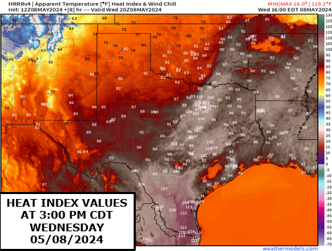 🔥Triple Digit Heat Is Expected Across South TX🔥 💧Drink Plenty of Water 🏡Stay Indoors During Peak Heat 🚗Never Leave Kids or Pets in Hot Cars 🌞Wear Light-Colored, Loose Clothing 🚨Call 911 if You See Signs of Heat Stroke Find a Cooling Center: tdem.texas.gov/cool #txwx