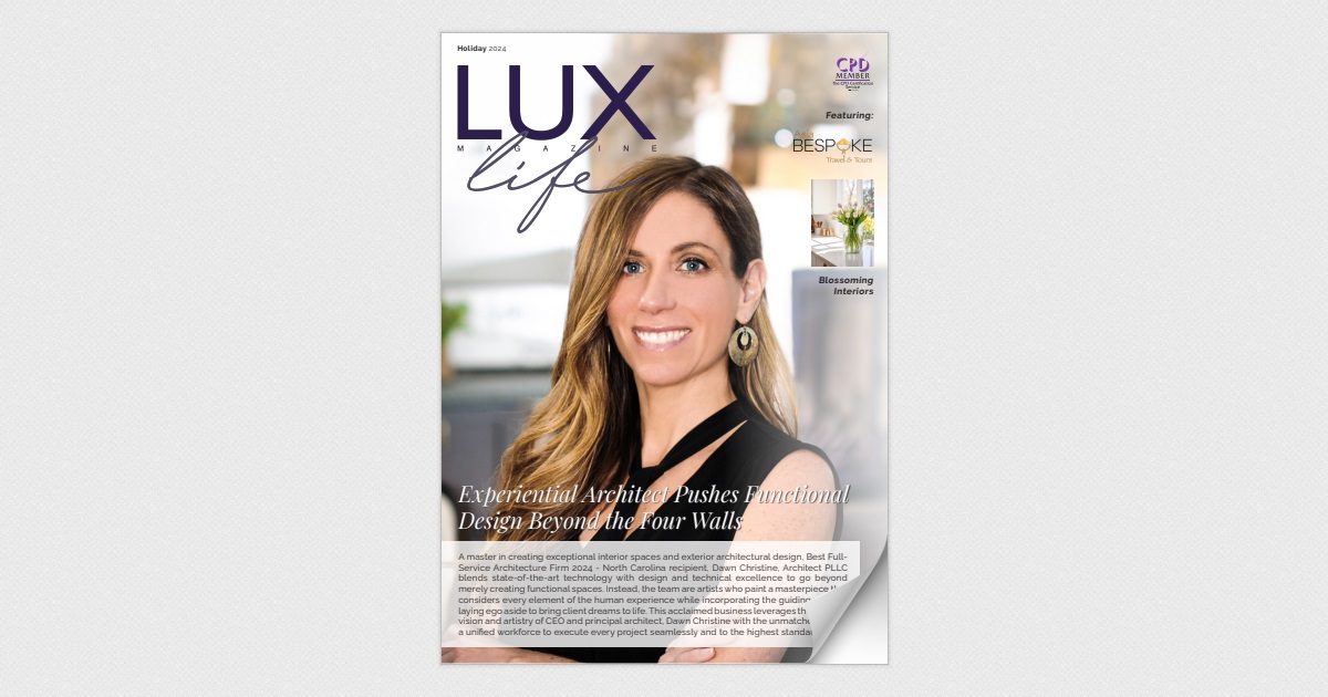The Holiday issue is live! This issue is bursting at the seams with inspiration, and we are excited to unveil our Blossoming Interiors: Refreshing Décor for Spring feature, where you will discover a variety of brilliant interior design firms! 👉 zurl.co/BeRd #LUXlife