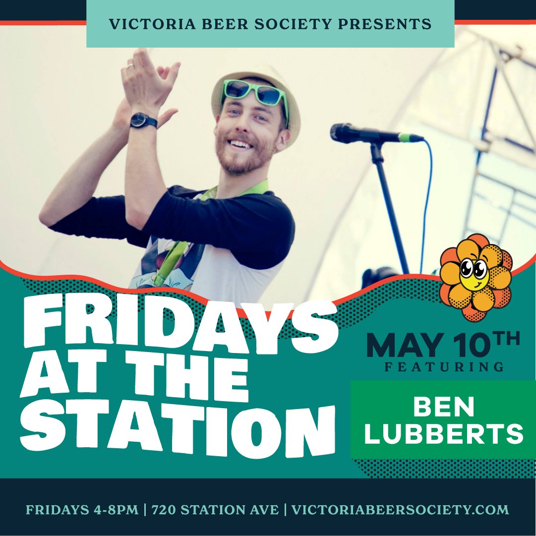 🍻 Come to #FridaysattheStation at #LangfordStation from 4-8 pm for tasty bites from food trucks, shopping from local vendors, and craft beer from the VBS Beer Bus.🚚 AND Tonight enjoy live music from Ben Lubberts from An&Ben Music! 🎹🎤 👉️Learn more: victoriabeersociety.com/fridaysatthest…