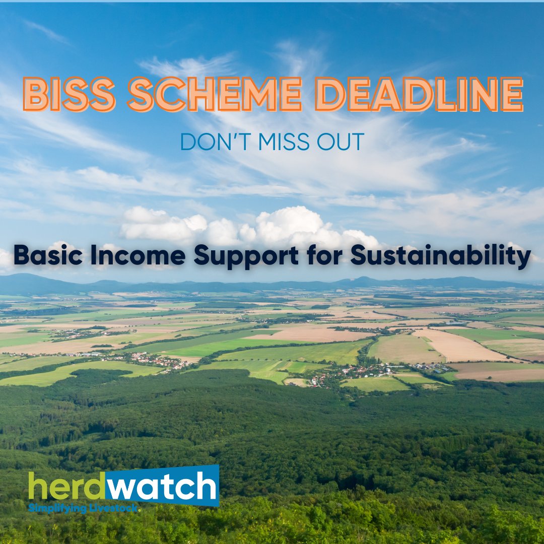 The Deadline is FAST Approaching! Read all about the Basic Income Support for Sustainability Scheme (BISS) and see when the deadline is! Read More Here⤵️ hubs.li/Q02www-P0