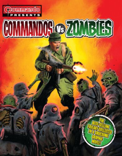 The living dead rise again in Commandos vs Zombies the graphic novel collection! Take a bite out of this trilogy before it bites you first! Get it on Amazon or Magsdirect here: buff.ly/3EARmBG - QM