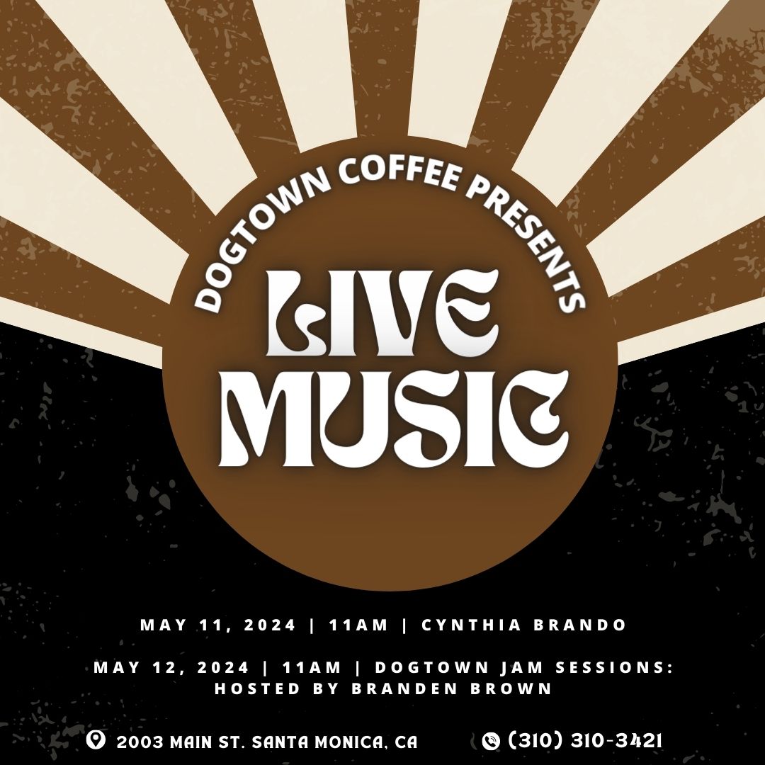 Join us for live music this weekend! Enjoy great music with your coffee and breakfast at Dogtown Coffee! 

#LiveMusic #DogtownCoffee #freethingstodoinSantaMonica #thingstodoinSantaMonica