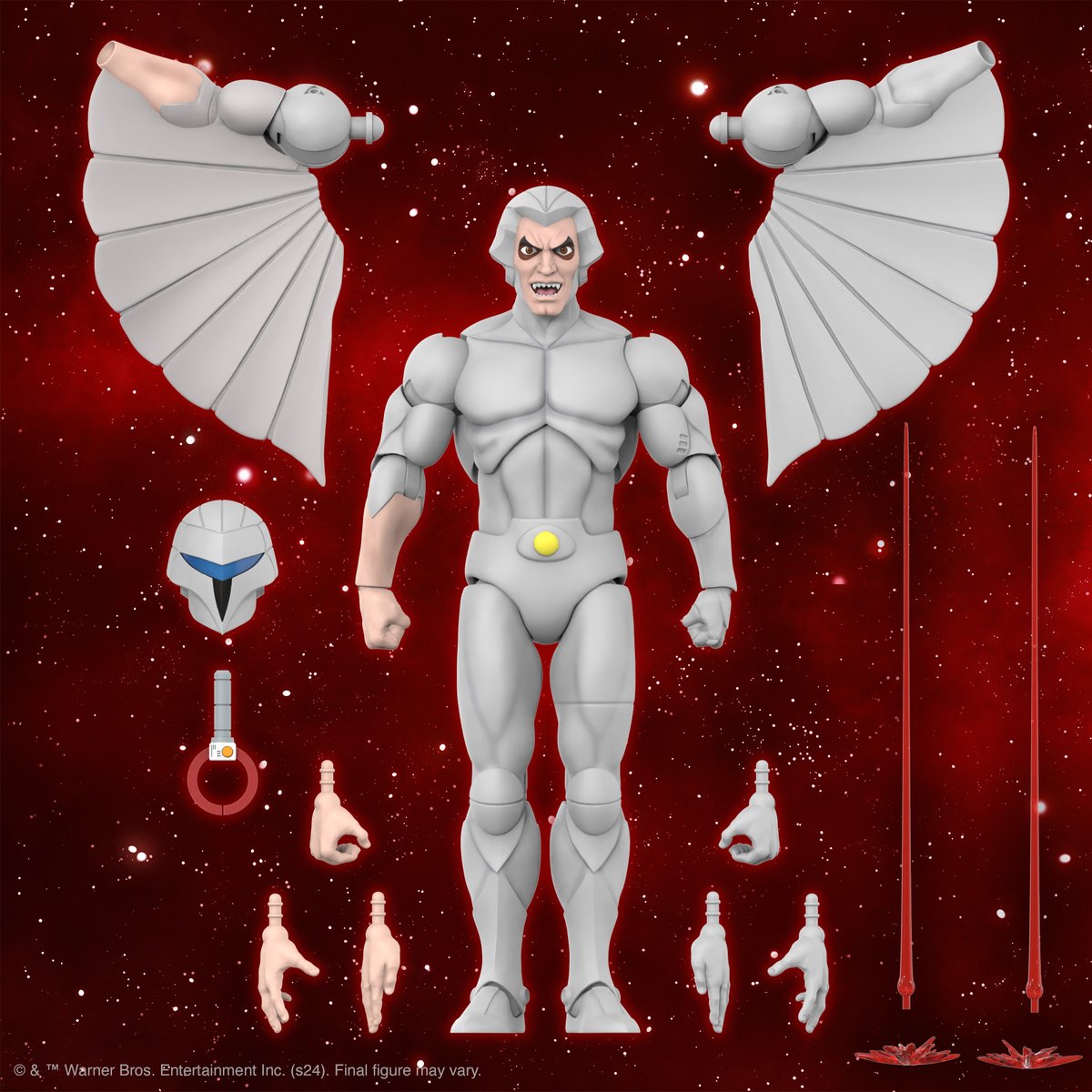 There’s a new bandit in the Limbo Galaxy that bears an uncanny resemblance to the leader of the SilverHawks! This 7” scale SilverHawks ULTIMATES! Dark Bird™ figure may resemble Quicksilver™. Available exclusively @BigBadToyStore! #Super7