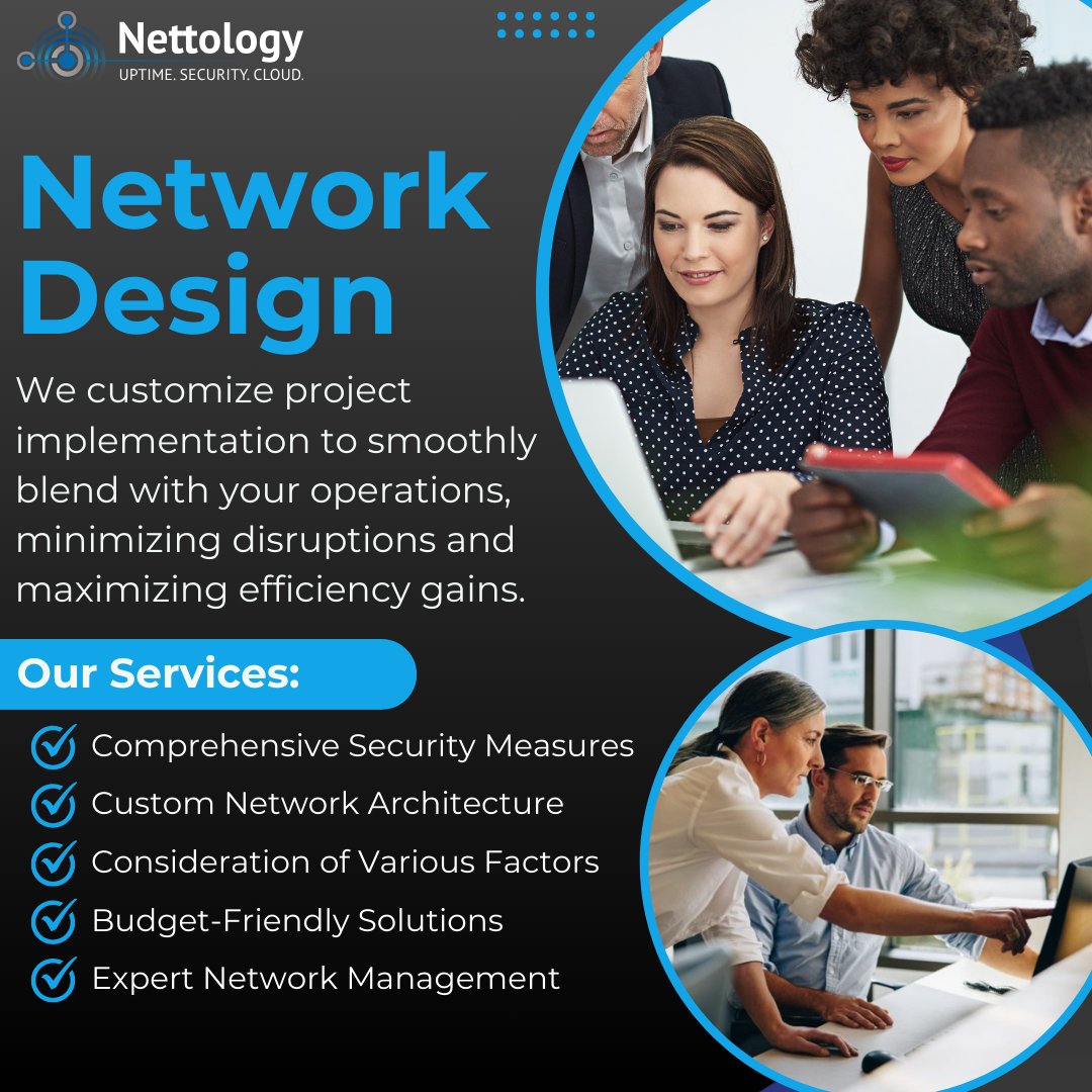 Experience the power of seamless integration with Nettology's tailored network solutions! 🛠️ From implementation to support, we've got you covered every step of the way. 💻✨ #Nettology #NetworkSolutions #EfficiencyGains

Please View: nettology.net/services/netwo…