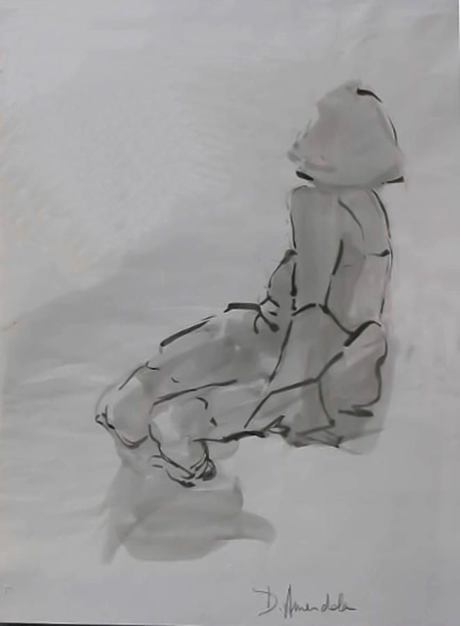 Figure Reclining Brush And Ink by Dominique Amendola buff.ly/2BMIiKh
Figure reclining was drawn from the live model with a brush and ink on paper. Those sketches are executed in less than 10 minutes, however, it takes ten years to perform well with a few minutes of a pose