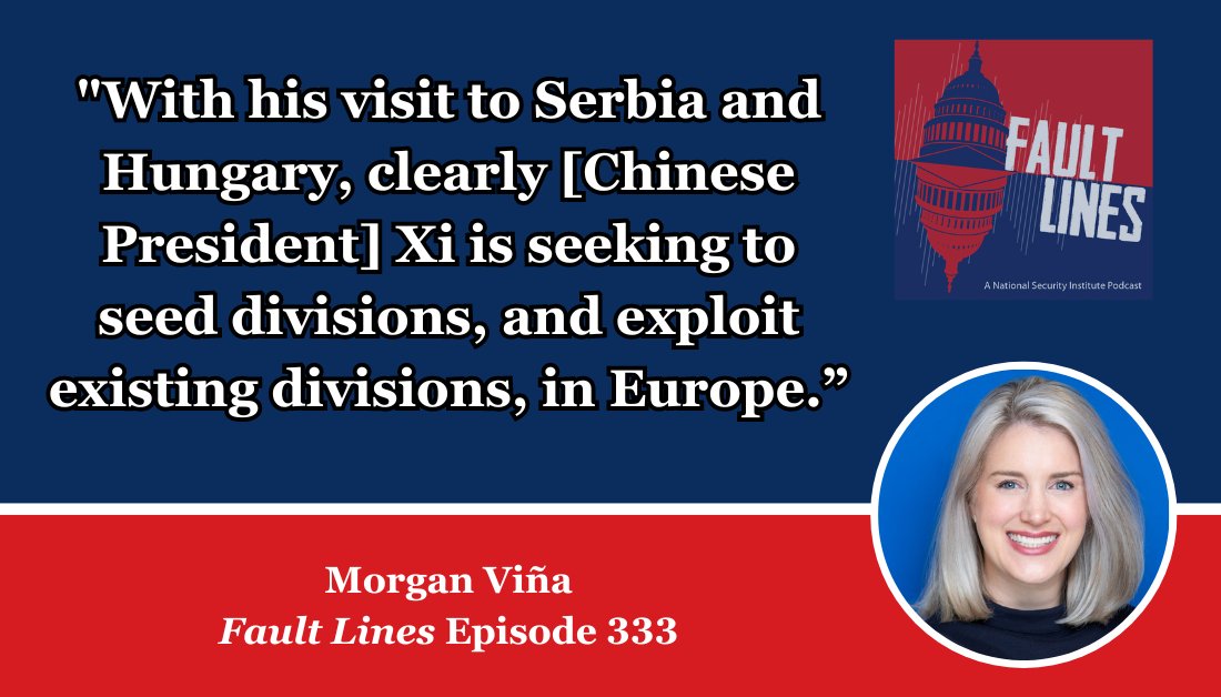 On Fault Lines Ep. 333, @NotTVJessJones, @morganlroach, and @lestermunson discussed Chinese President Xi Jinping’s trip to Europe where he is visiting three countries: France, Serbia, and Hungary. Watch: youtu.be/pBC8BiJZDmU Listen: open.spotify.com/episode/4aN8fL…
