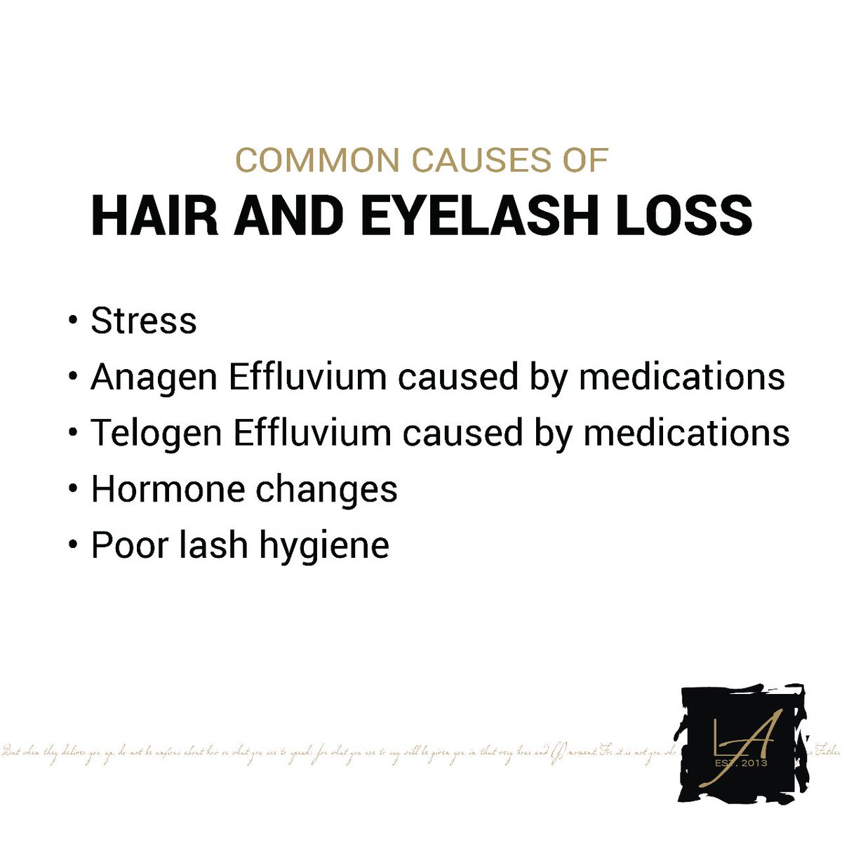 Common causes of hair and eyelash loss #azlashtechniciancourse #azlashes #lashes #xtremelashesscottsdale #scottsdalelashes #lashtechnician #lashretentiontips