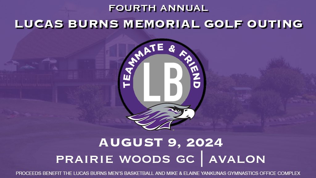 🚨🚨SAVE THE DATE‼️‼️ This year’s Lucas Burns Memorial Golf Outing will take place on Friday, August 9 at Prairie Woods GC. ✅Registration will soon be available.