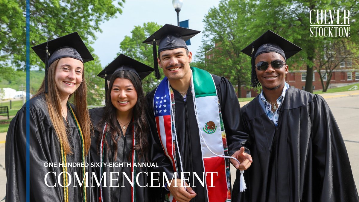 Join us on May 11, in person or via live stream, for our 168th Annual Commencement. The ceremony will start at 9:30 am with graduates processing from the Gladys Crown Student Center to the Charles Field House. Live stream info: bit.ly/44wHOnu. #CSContheHill