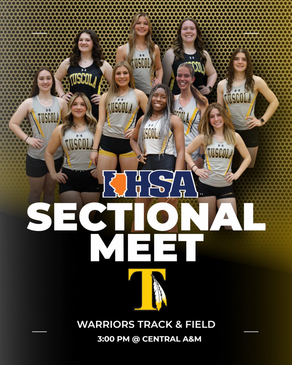 Good luck to our Girls Track & Field team as they compete at Sectionals tomorrow at Central A&M.  Meet starts at 3PM. #FearTheSpear
