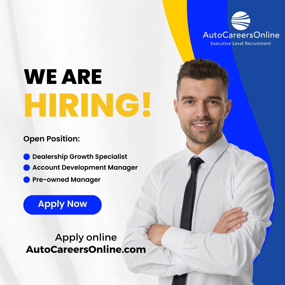 Looking for a career upgrade? Auto Careers Online is on the hunt for top-notch Account Development Managers, Dealership Growth Specialists and Pre-Owned Managers! 🎯💥 Apply now at app.loxo.co/auto-careers-o… ! 

#Hiring #AutoJobs #ApplyToday