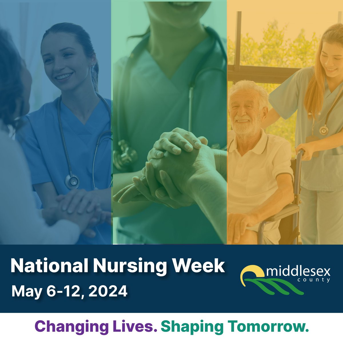 👩‍⚕️ National #NursingWeek is May 6-12, 2024, and this year’s theme is Changing Lives. Shaping Tomorrow. Middlesex County would like to thank our incredible nurses throughout the region especially the nurses at Strathmere Lodge!🩺💙